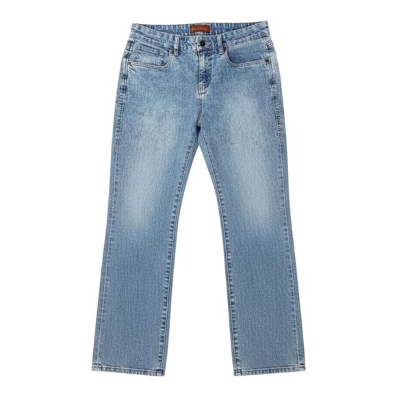 VTG 90s Y2K Lee One True Fit Jeans High-Rise Medium Wash (30" Waist) - Picture 5 of 13